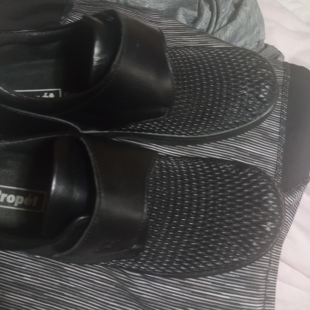 Propet Ortholite women's leather black shoes - Picture 2 of 7
